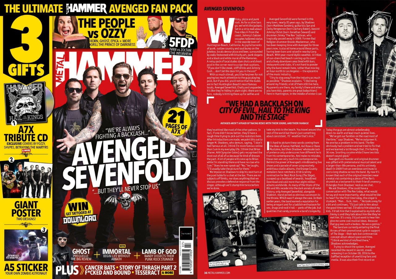 Avenged Sevenfold põe todas as músicas de polêmico novo disco no