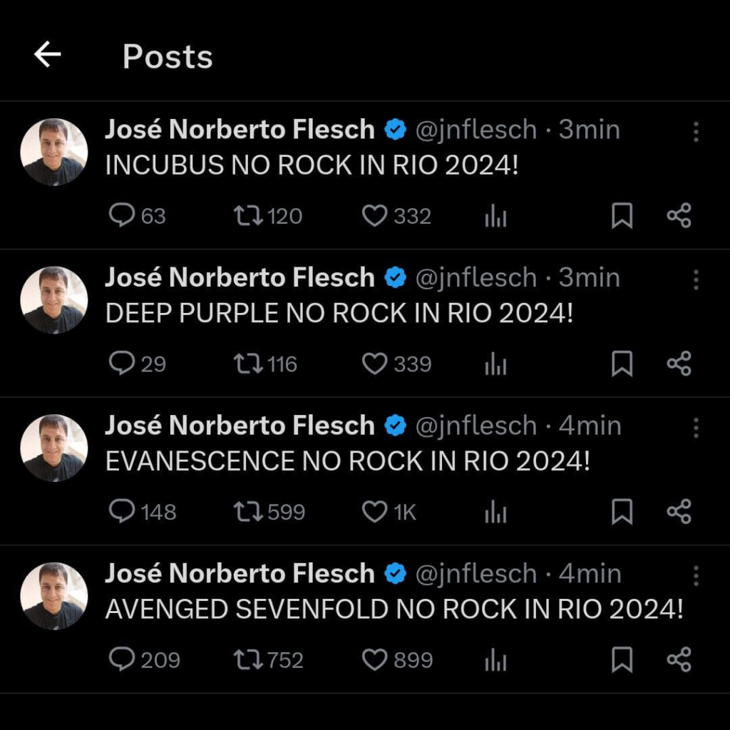 Avenged Sevenfold no Rock In Rio 2024! Avenged Sevenfold Brasil